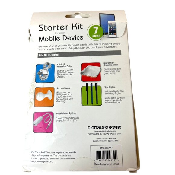 Digital Gadgets Mobile Device 7 Accessories New - Picture 2 of 3